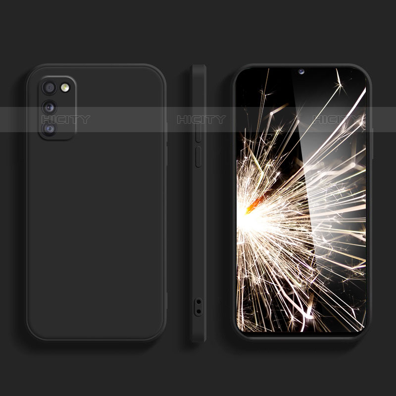 Custodia Silicone Ultra Sottile Morbida 360 Gradi Cover per Samsung Galaxy M52 5G Nero