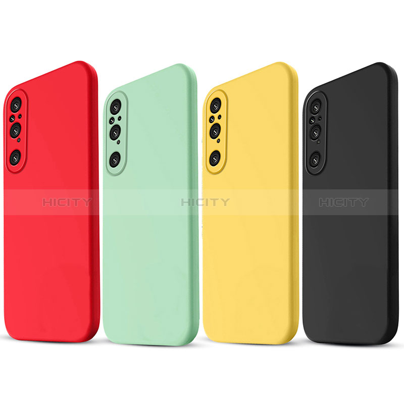 Custodia Silicone Ultra Sottile Morbida 360 Gradi Cover per Sony Xperia 1 V