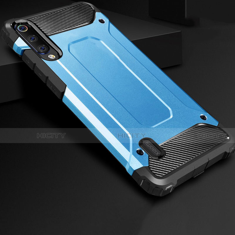 Custodia Silicone Ultra Sottile Morbida 360 Gradi Cover per Xiaomi CC9e Blu