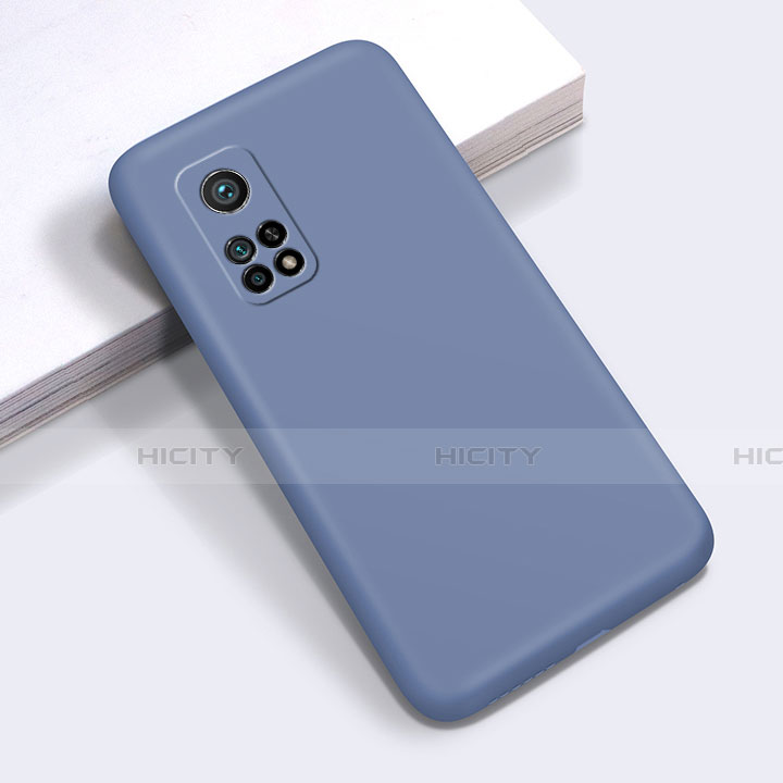 Custodia Silicone Ultra Sottile Morbida 360 Gradi Cover per Xiaomi Mi 10T Pro 5G Grigio Lavanda