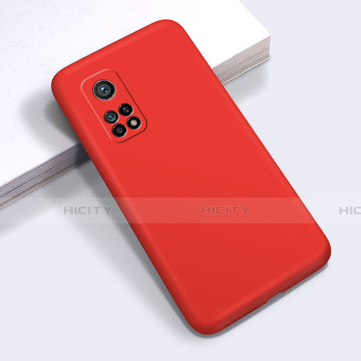 Custodia Silicone Ultra Sottile Morbida 360 Gradi Cover per Xiaomi Mi 10T Pro 5G Rosso