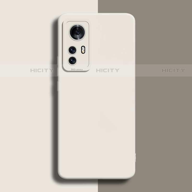 Custodia Silicone Ultra Sottile Morbida 360 Gradi Cover per Xiaomi Mi 12 5G Bianco
