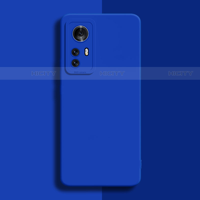 Custodia Silicone Ultra Sottile Morbida 360 Gradi Cover per Xiaomi Mi 12 5G Blu