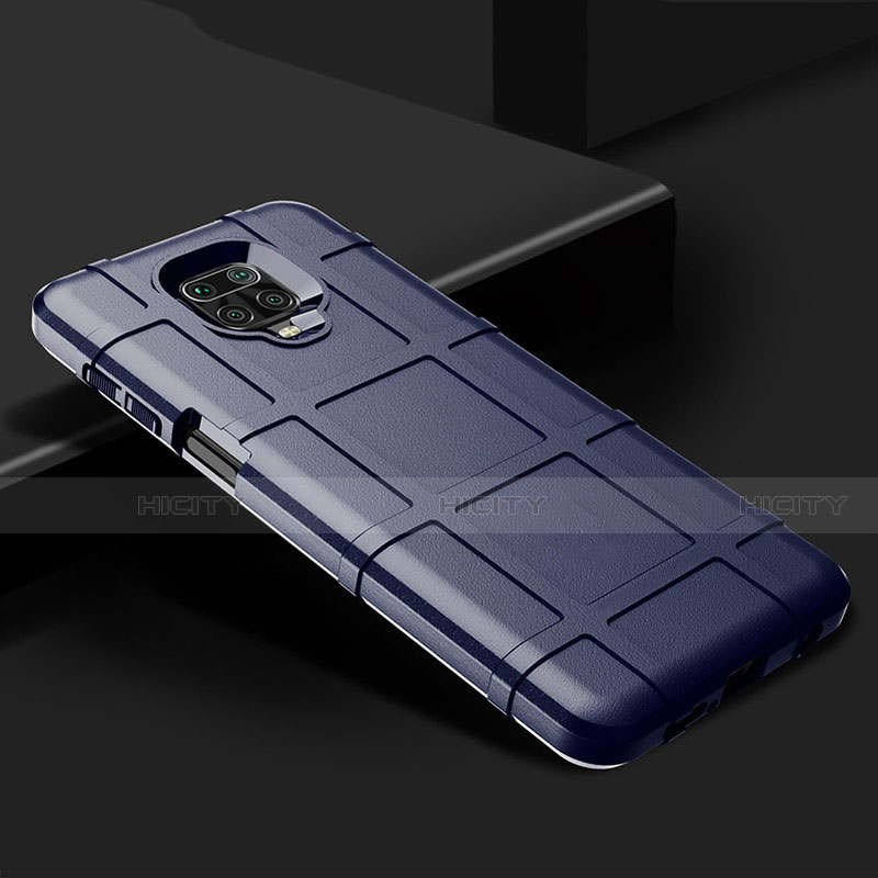 Custodia Silicone Ultra Sottile Morbida 360 Gradi Cover per Xiaomi Poco M2 Pro Blu
