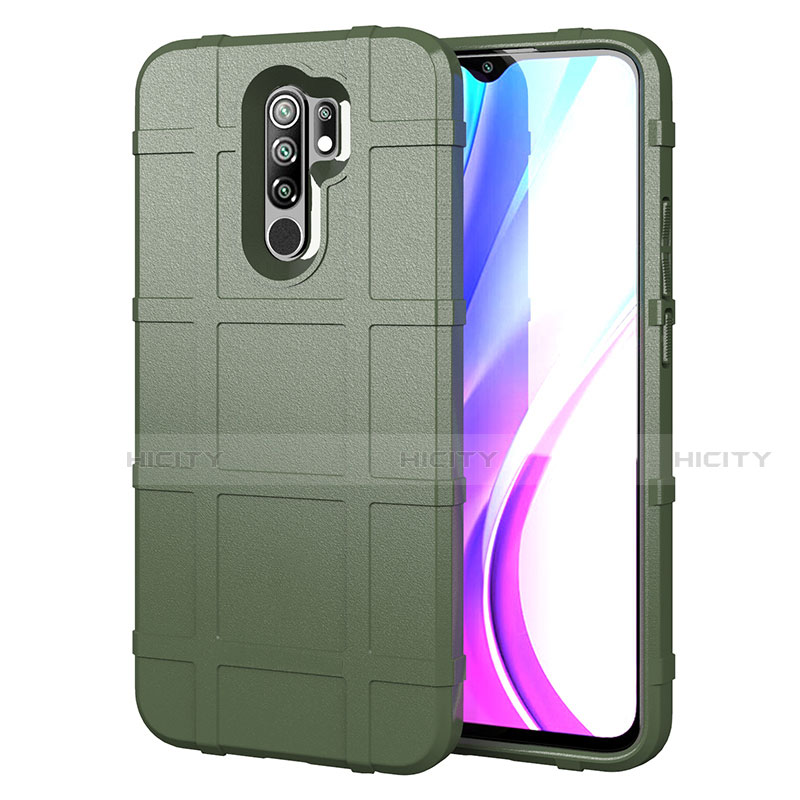 Custodia Silicone Ultra Sottile Morbida 360 Gradi Cover per Xiaomi Redmi 9 Prime India Verde