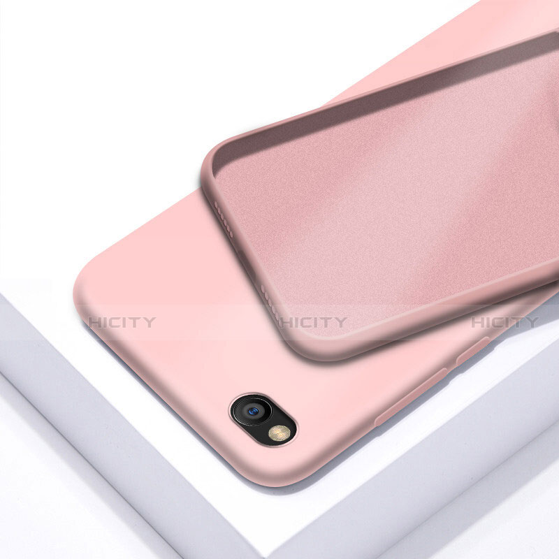 Custodia Silicone Ultra Sottile Morbida 360 Gradi Cover per Xiaomi Redmi Go Oro Rosa