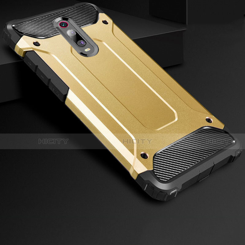 Custodia Silicone Ultra Sottile Morbida 360 Gradi Cover per Xiaomi Redmi K20 Pro Oro