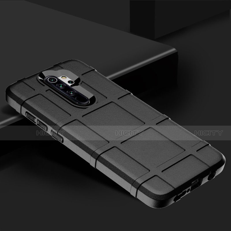Custodia Silicone Ultra Sottile Morbida 360 Gradi Cover per Xiaomi Redmi Note 8 Pro Nero