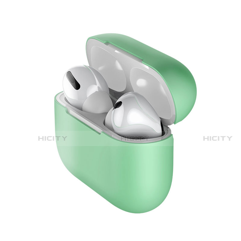 Custodia Silicone Ultra Sottile Morbida 360 Gradi Cover S01 per Apple AirPods Pro Verde