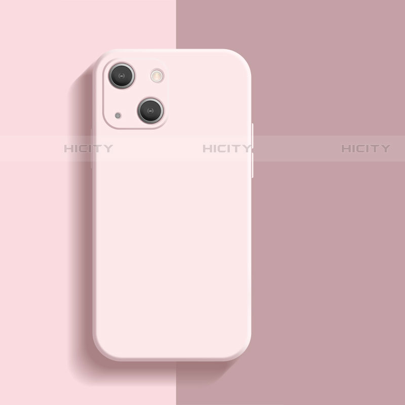 Custodia Silicone Ultra Sottile Morbida 360 Gradi Cover S01 per Apple iPhone 13 Rosa