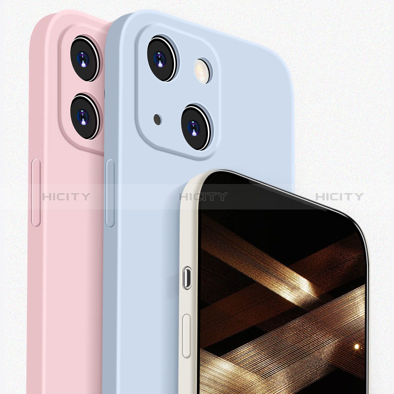 Custodia Silicone Ultra Sottile Morbida 360 Gradi Cover S01 per Apple iPhone 15 Plus