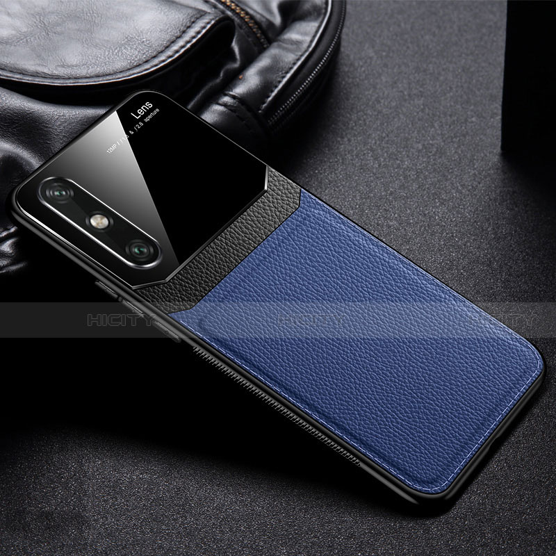 Custodia Silicone Ultra Sottile Morbida 360 Gradi Cover S01 per Huawei Enjoy 10e Blu