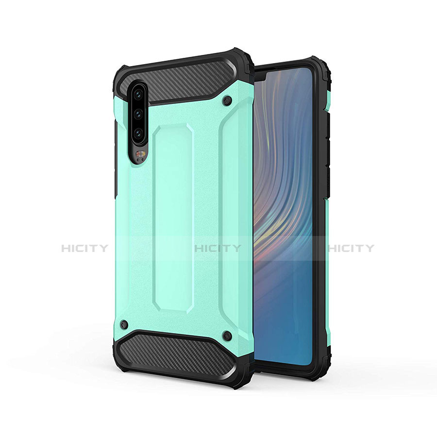 Custodia Silicone Ultra Sottile Morbida 360 Gradi Cover S01 per Huawei P30 Verde