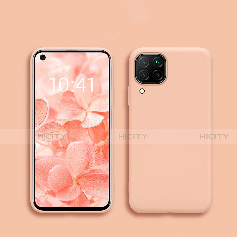 Custodia Silicone Ultra Sottile Morbida 360 Gradi Cover S01 per Huawei P40 Lite Oro Rosa