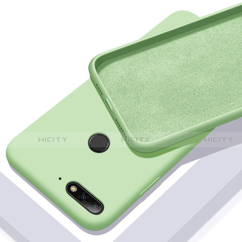 Custodia Silicone Ultra Sottile Morbida 360 Gradi Cover S01 per Huawei Y6 (2018) Verde