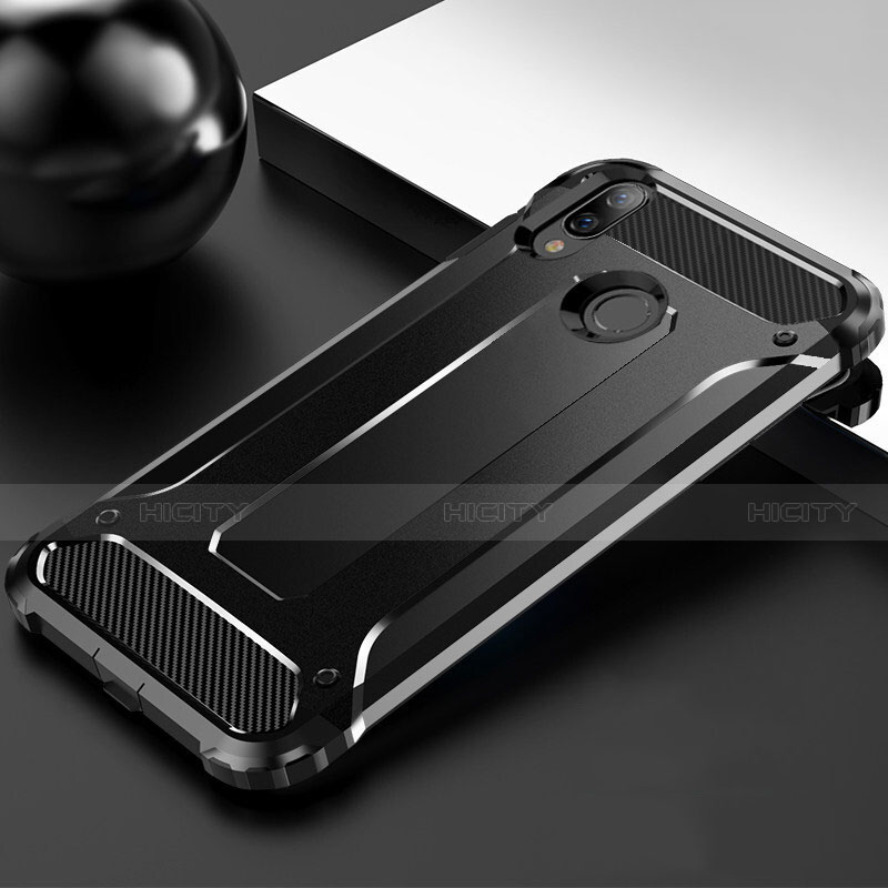 Custodia Silicone Ultra Sottile Morbida 360 Gradi Cover S01 per Huawei Y9 (2019) Nero