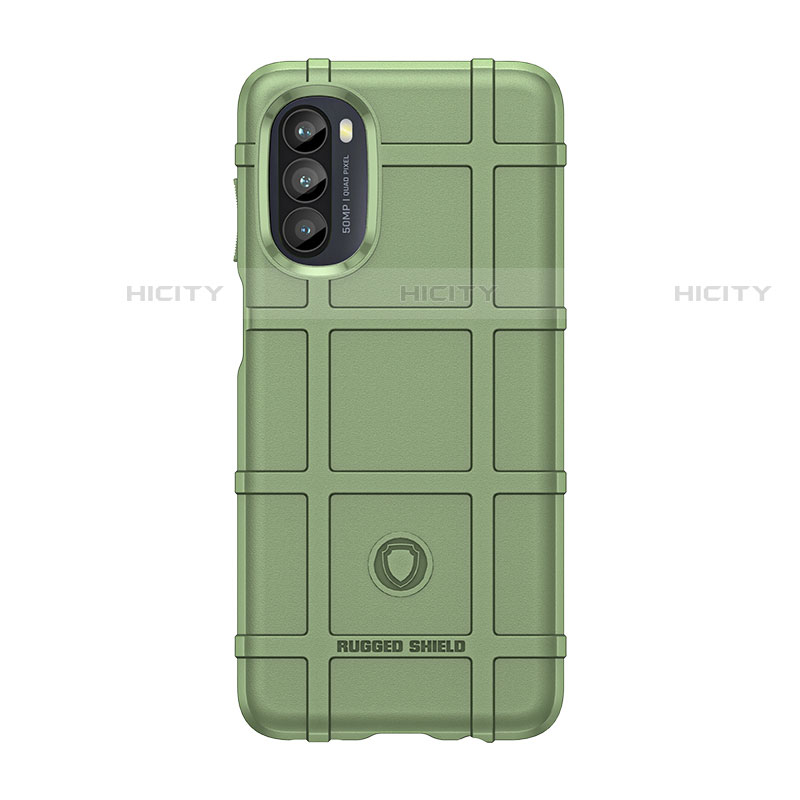 Custodia Silicone Ultra Sottile Morbida 360 Gradi Cover S01 per Motorola MOTO G52 Verde