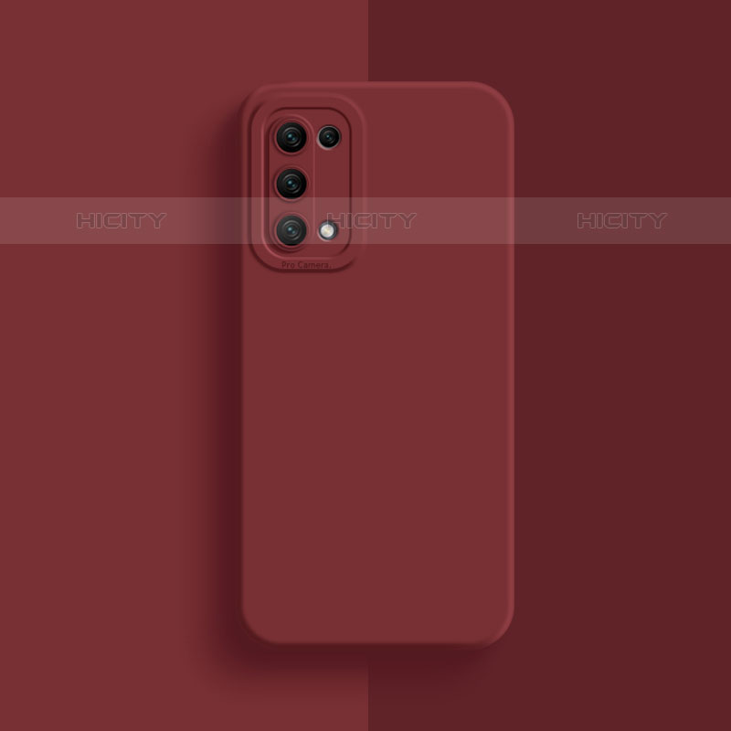 Custodia Silicone Ultra Sottile Morbida 360 Gradi Cover S01 per OnePlus Nord N200 5G Rosso