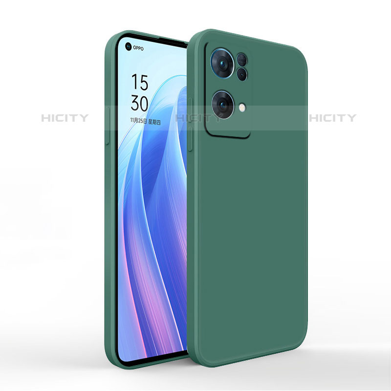 Custodia Silicone Ultra Sottile Morbida 360 Gradi Cover S01 per Oppo Reno7 Pro 5G