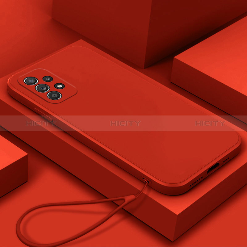 Custodia Silicone Ultra Sottile Morbida 360 Gradi Cover S01 per Samsung Galaxy A23 5G Rosso
