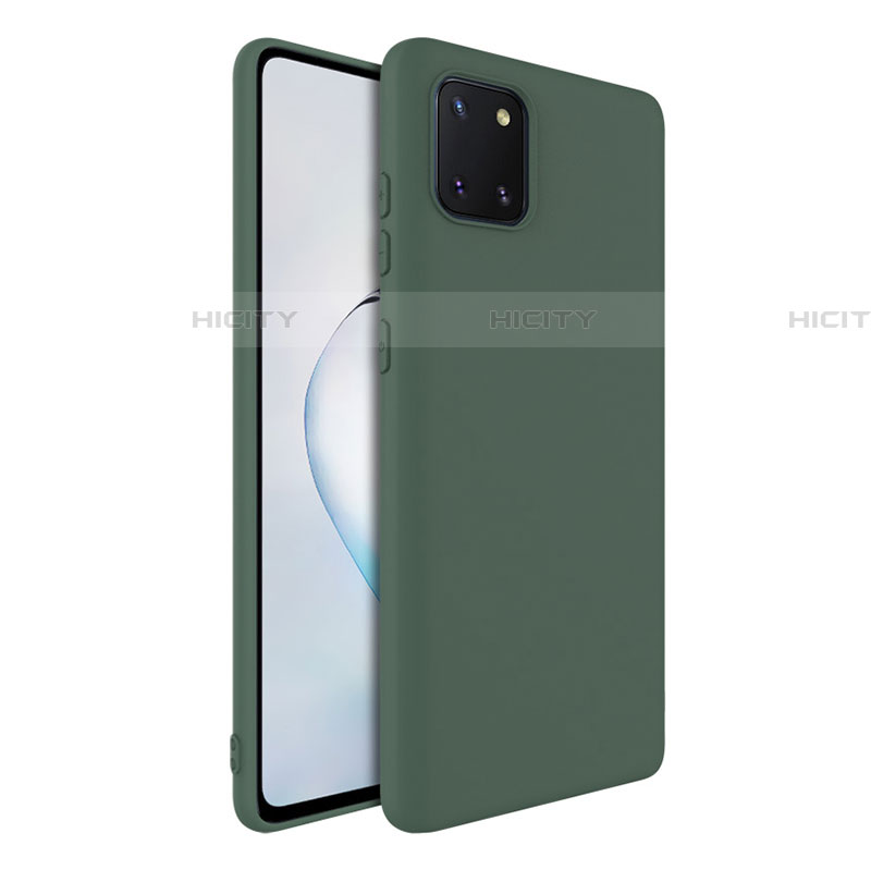 Custodia Silicone Ultra Sottile Morbida 360 Gradi Cover S01 per Samsung Galaxy A81 Verde