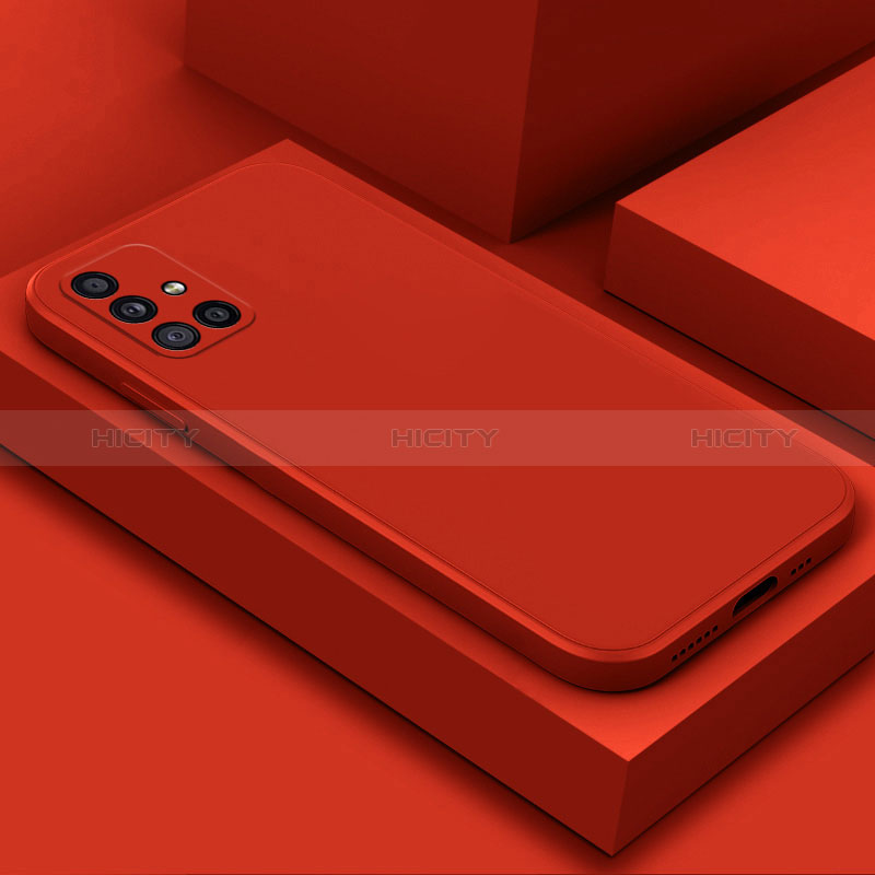 Custodia Silicone Ultra Sottile Morbida 360 Gradi Cover S01 per Samsung Galaxy M40S Rosso