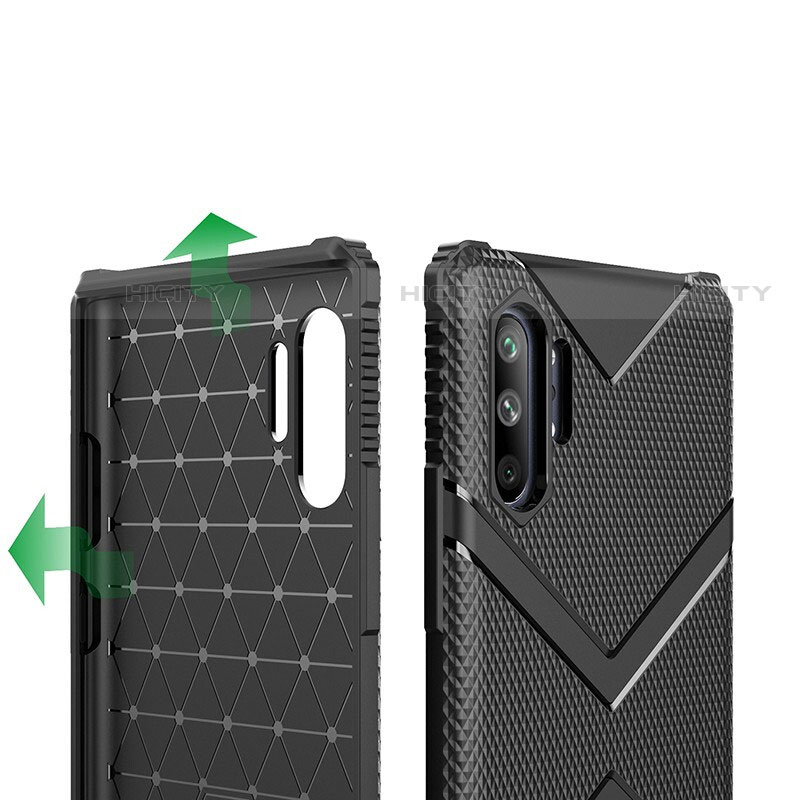 Custodia Silicone Ultra Sottile Morbida 360 Gradi Cover S01 per Samsung Galaxy Note 10 Plus 5G