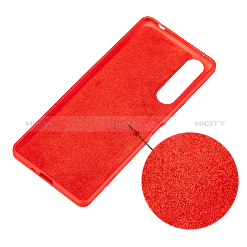 Custodia Silicone Ultra Sottile Morbida 360 Gradi Cover S01 per Sony Xperia 1 II