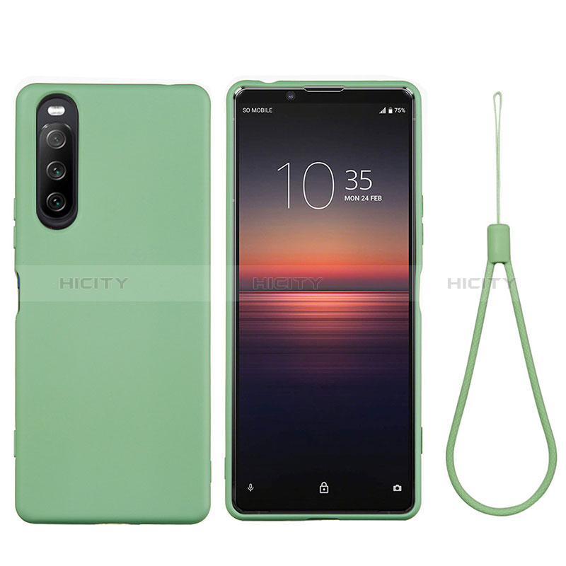 Custodia Silicone Ultra Sottile Morbida 360 Gradi Cover S01 per Sony Xperia 10 III SO-52B