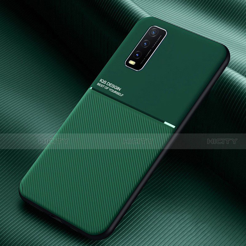 Custodia Silicone Ultra Sottile Morbida 360 Gradi Cover S01 per Vivo Y11s Verde