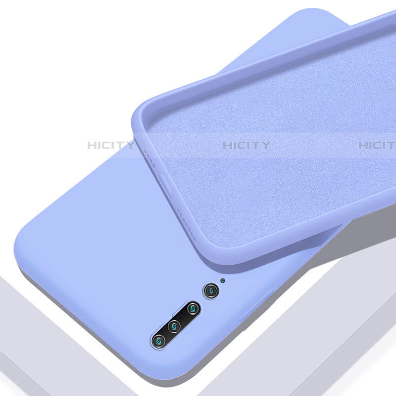 Custodia Silicone Ultra Sottile Morbida 360 Gradi Cover S01 per Xiaomi Mi 10 Viola