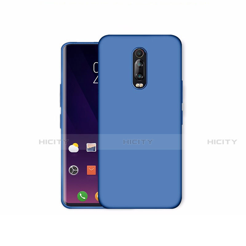 Custodia Silicone Ultra Sottile Morbida 360 Gradi Cover S01 per Xiaomi Mi 9T Blu