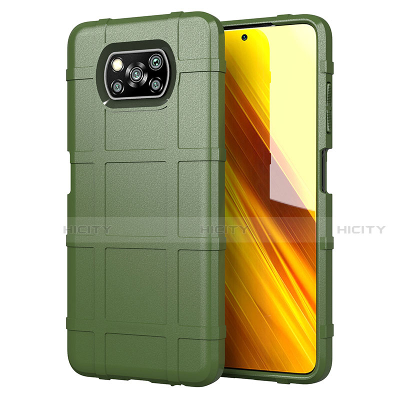 Custodia Silicone Ultra Sottile Morbida 360 Gradi Cover S01 per Xiaomi Poco X3 Pro Verde