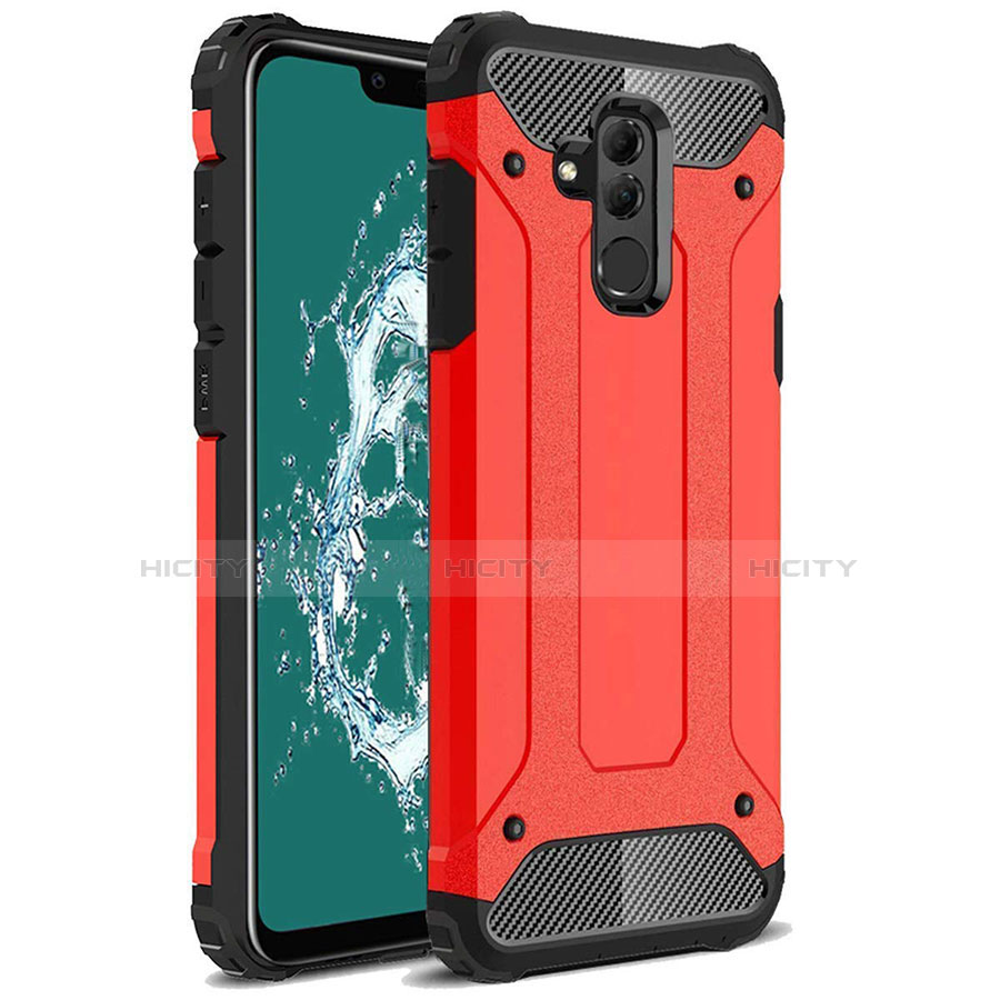 Custodia Silicone Ultra Sottile Morbida 360 Gradi Cover S02 per Huawei Mate 20 Lite Rosso