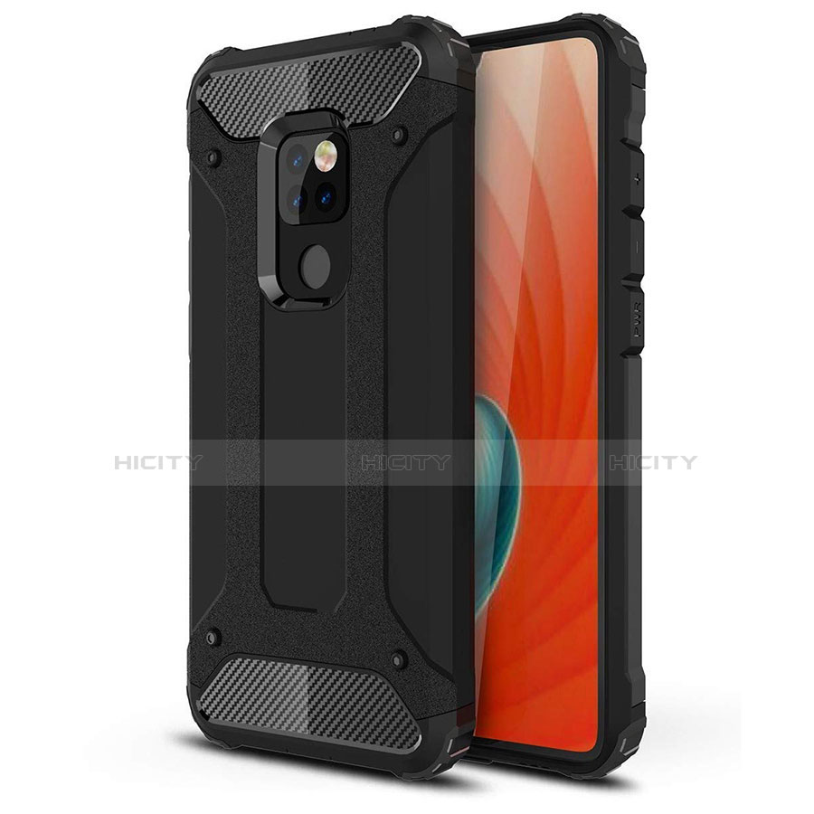 Custodia Silicone Ultra Sottile Morbida 360 Gradi Cover S02 per Huawei Mate 20 Nero