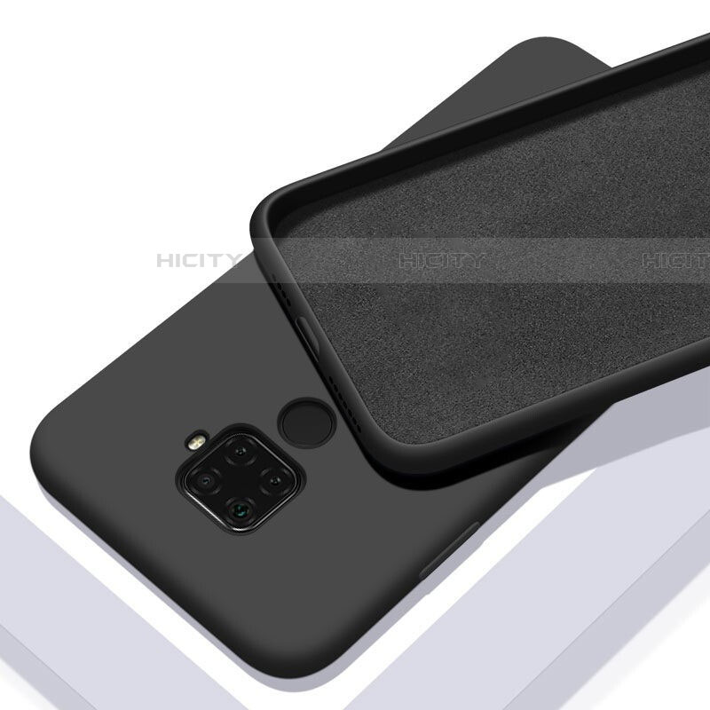 Custodia Silicone Ultra Sottile Morbida 360 Gradi Cover S02 per Huawei Mate 30 Lite Nero