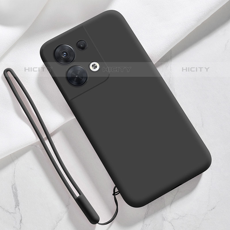 Custodia Silicone Ultra Sottile Morbida 360 Gradi Cover S02 per Oppo Reno8 Pro 5G