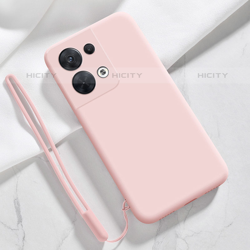 Custodia Silicone Ultra Sottile Morbida 360 Gradi Cover S02 per Oppo Reno9 5G