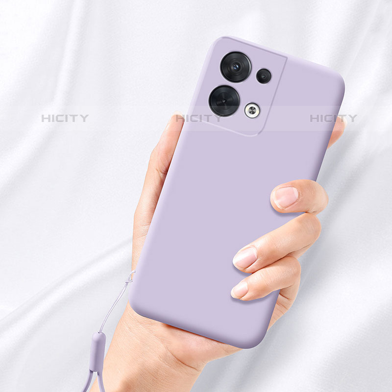 Custodia Silicone Ultra Sottile Morbida 360 Gradi Cover S02 per Oppo Reno9 Pro 5G