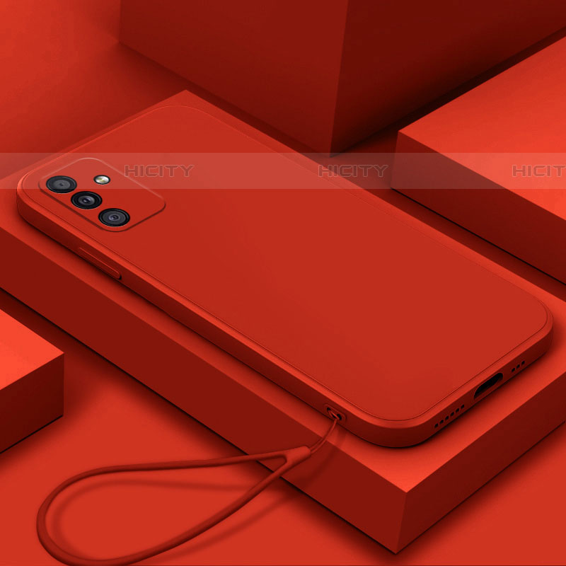 Custodia Silicone Ultra Sottile Morbida 360 Gradi Cover S02 per Samsung Galaxy A82 5G Rosso