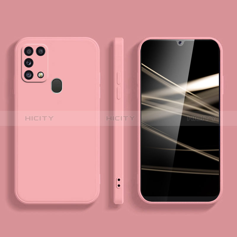 Custodia Silicone Ultra Sottile Morbida 360 Gradi Cover S02 per Samsung Galaxy M31 Rosa