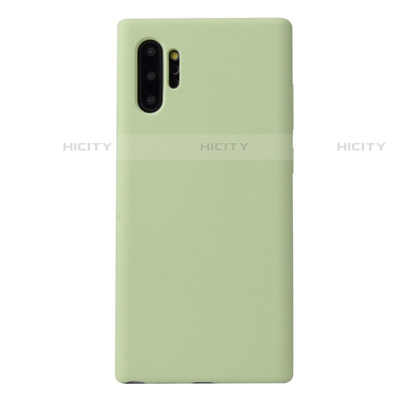 Custodia Silicone Ultra Sottile Morbida 360 Gradi Cover S02 per Samsung Galaxy Note 10 Plus 5G Verde