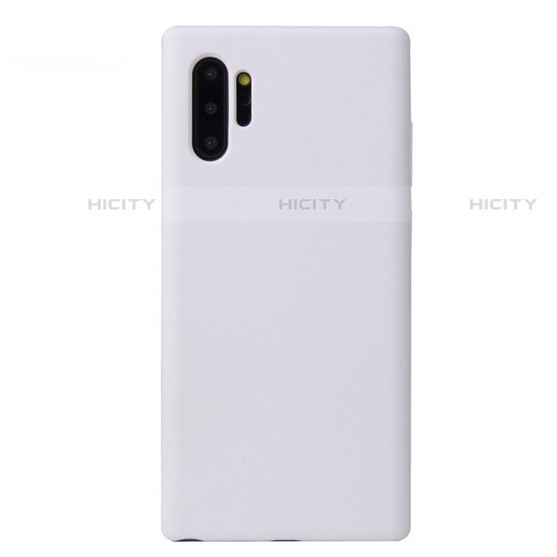 Custodia Silicone Ultra Sottile Morbida 360 Gradi Cover S02 per Samsung Galaxy Note 10 Plus Bianco