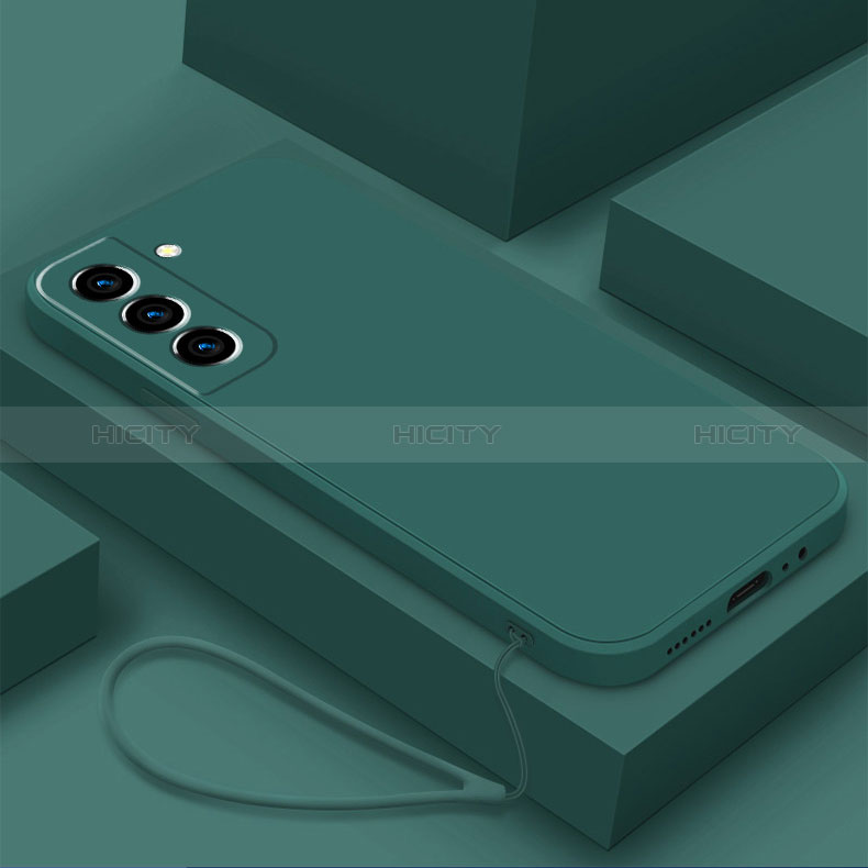 Custodia Silicone Ultra Sottile Morbida 360 Gradi Cover S02 per Samsung Galaxy S24 Plus 5G Verde