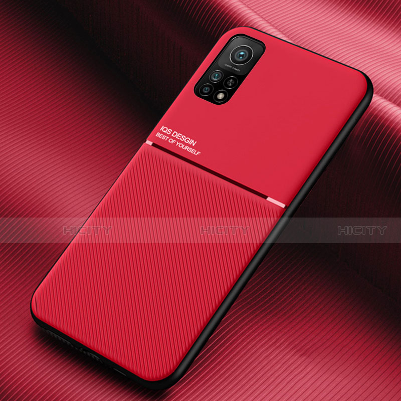 Custodia Silicone Ultra Sottile Morbida 360 Gradi Cover S02 per Xiaomi Mi 10T 5G Rosso