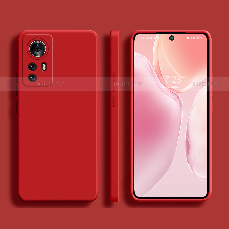 Custodia Silicone Ultra Sottile Morbida 360 Gradi Cover S02 per Xiaomi Mi 12S 5G Rosso