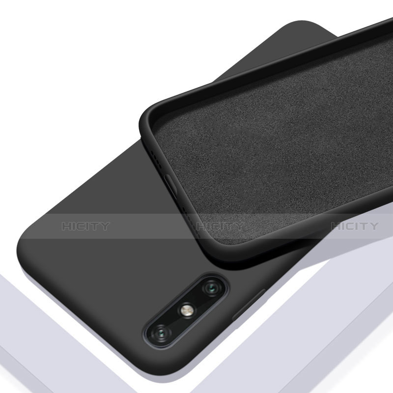 Custodia Silicone Ultra Sottile Morbida 360 Gradi Cover S03 per Huawei Enjoy 10e Nero