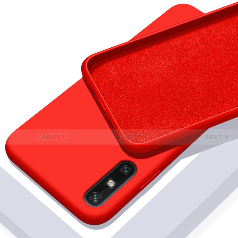 Custodia Silicone Ultra Sottile Morbida 360 Gradi Cover S03 per Huawei Enjoy 10e Rosso