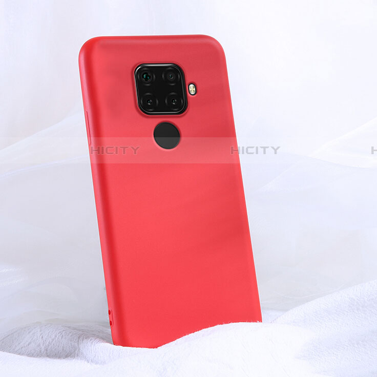 Custodia Silicone Ultra Sottile Morbida 360 Gradi Cover S03 per Huawei Nova 5i Pro Rosso