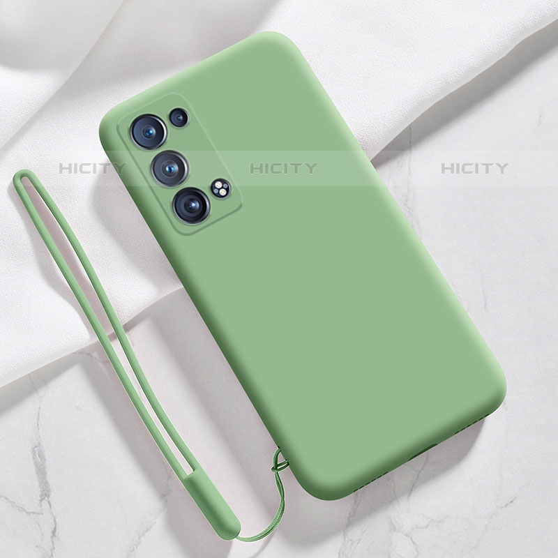 Custodia Silicone Ultra Sottile Morbida 360 Gradi Cover S03 per Oppo Reno6 Pro+ Plus 5G